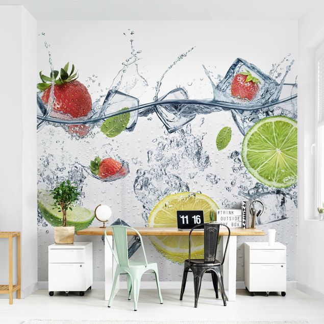 Papier peint panoramique Cocktail de fruits