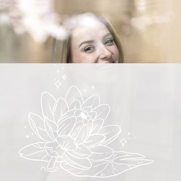Film pour fenêtres - Sparkling Water Lily