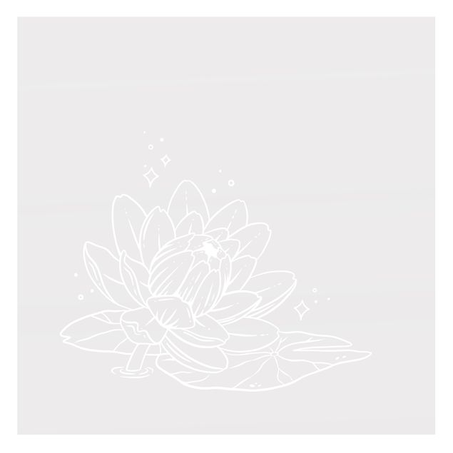 Film pour fenêtres - Sparkling Water Lily