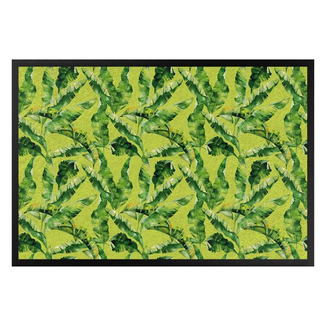 tapis modernes Motif de feuilles de bananier