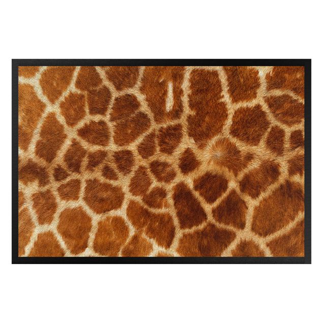 tapis salon moderne Fourrure de girafe