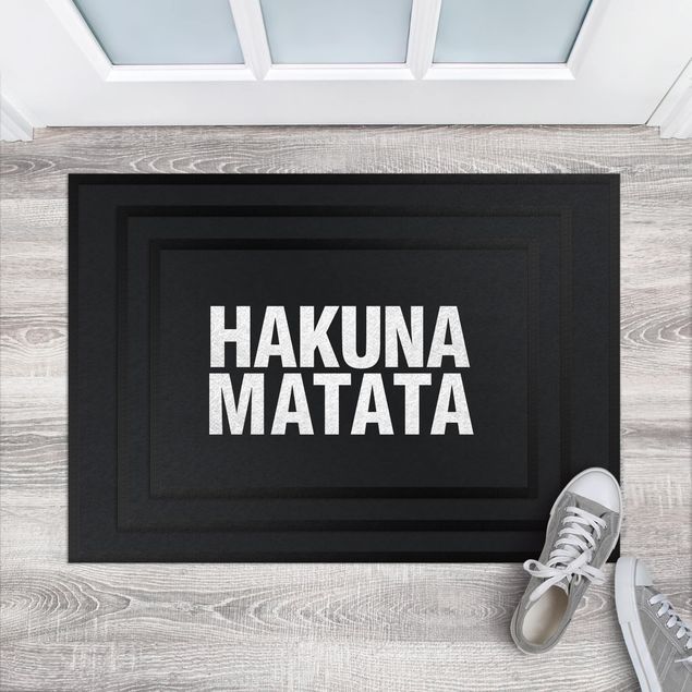 tapis modernes Hakuna Matata
