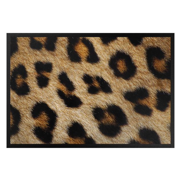 tapis contemporain Peau de léopard brillante