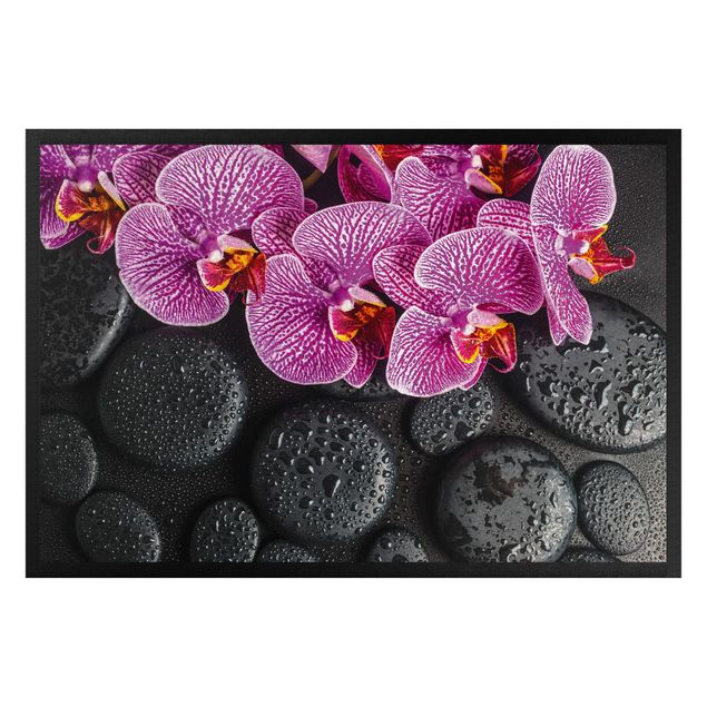 tapis modernes pink orchid