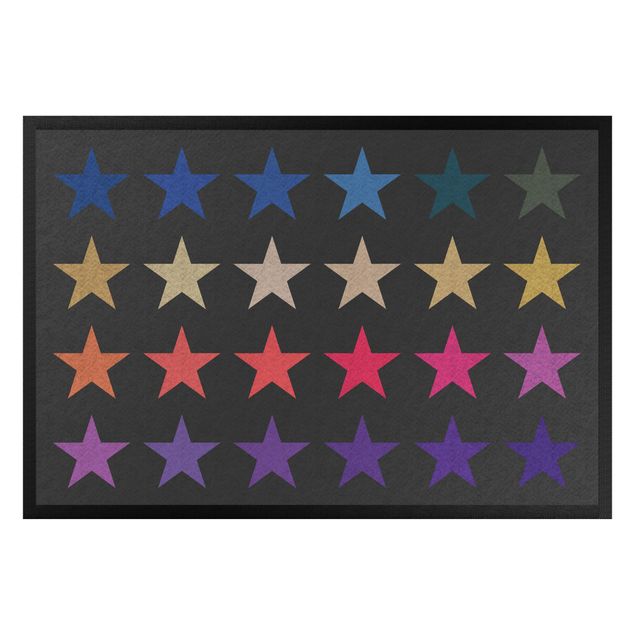 tapis modernes Étoiles en harmonie de couleur