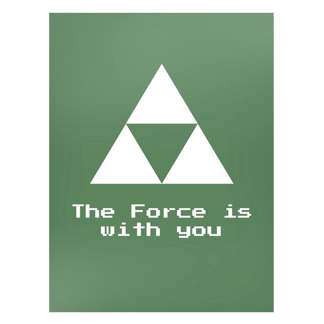 Tableaux modernes Gaming Symbol The Force is with You