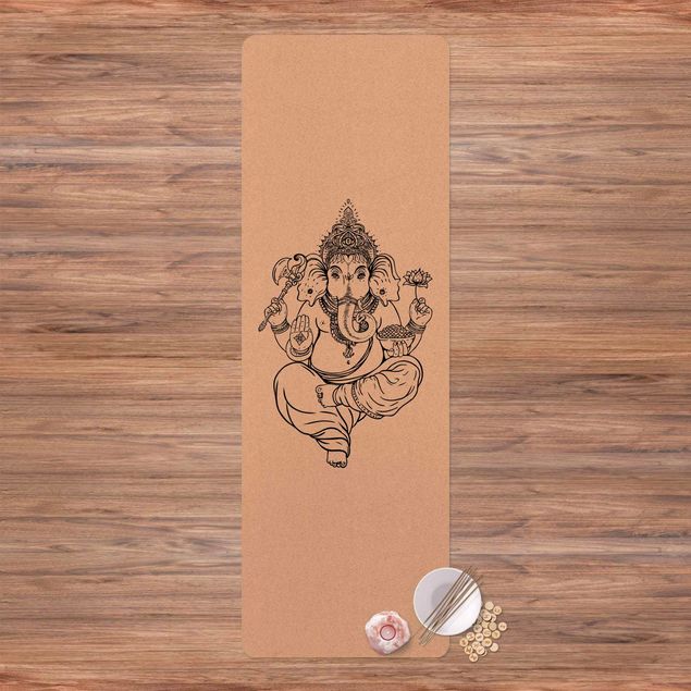 tapis contemporain Ganesha