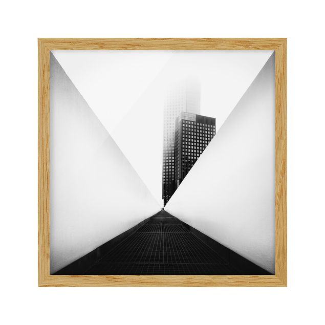 Tableaux industriels Geometrical Architecture Study Black And White