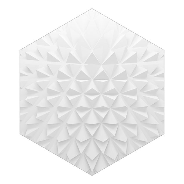 Papier peint panoramique Motif géométrique en 3D