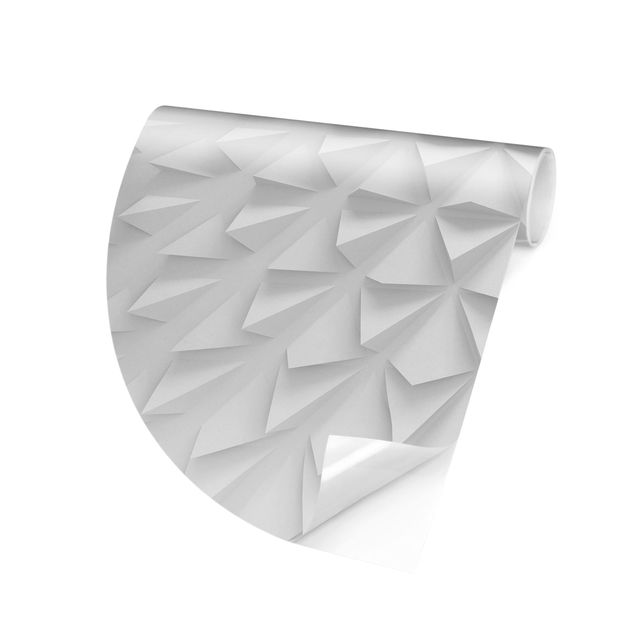 Papiers peints modernes Motif géométrique en 3D