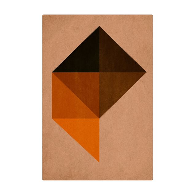 Tapis en liège - Geometrical Trapezoid - Format portrait 2:3