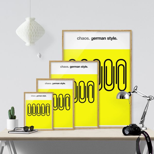 Tableau jaune Chaos allemand
