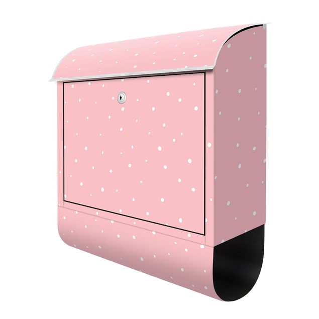 Letterbox - Drawn Little Dots On Pastel Pink