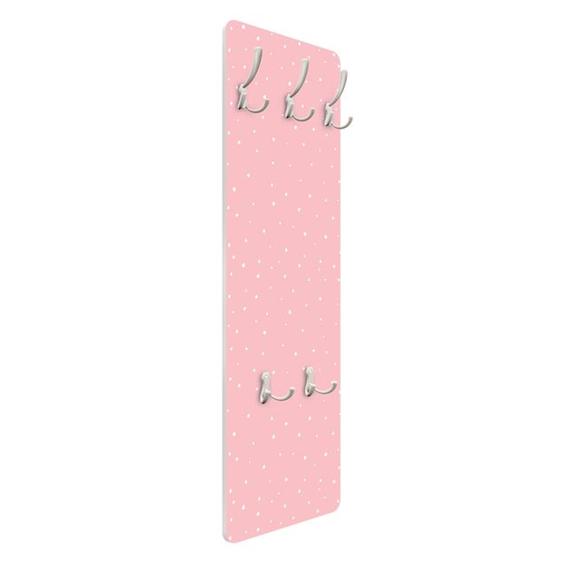 Porte-manteau - Drawn Little Dots On Pastel Pink