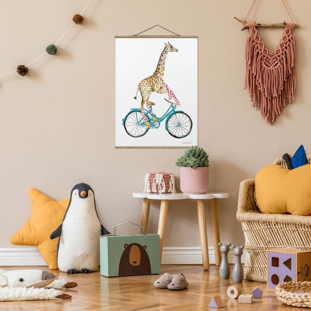 Tableau girafes Giraffe on a joy ride II
