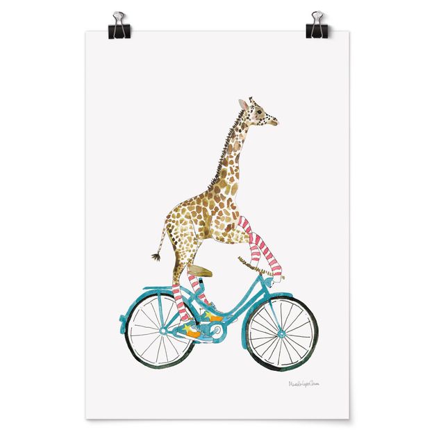 Cadre animaux Giraffe on a joy ride II
