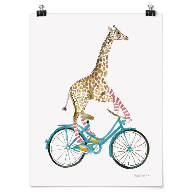 Cadre animaux Giraffe on a joy ride II