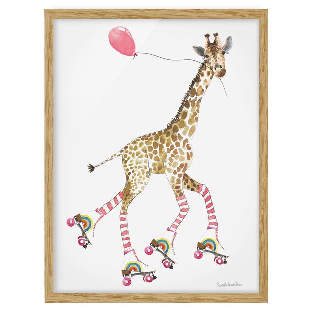 Tableaux modernes Giraffe on a joy ride