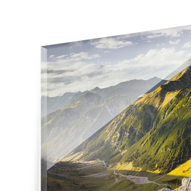 Tableau deco nature Vues des montagnes des Alpes