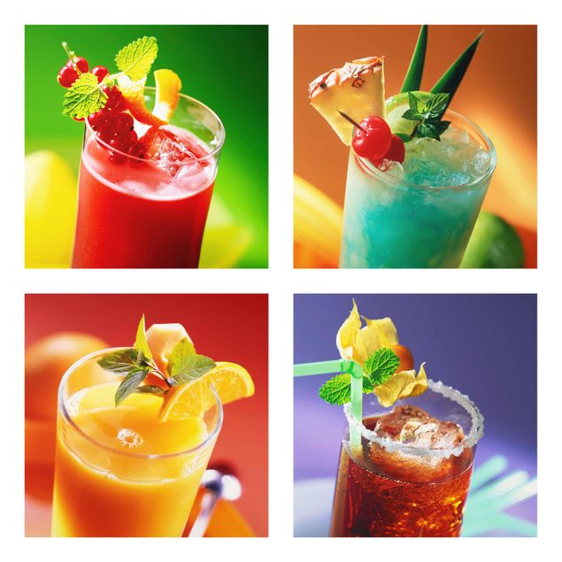 Tableaux Cocktails colorés