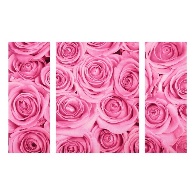 Tableaux moderne Roses roses