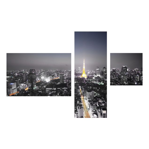 Tableau de ville Tokyo Collage