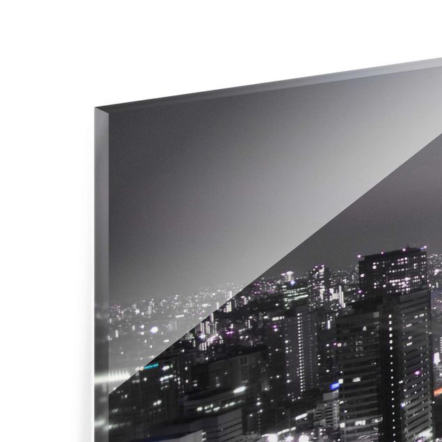 Tableaux en verre magnétique Tokyo Collage