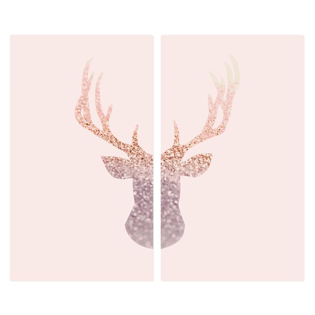 Cache plaques de cuisson - Shimmering Deer