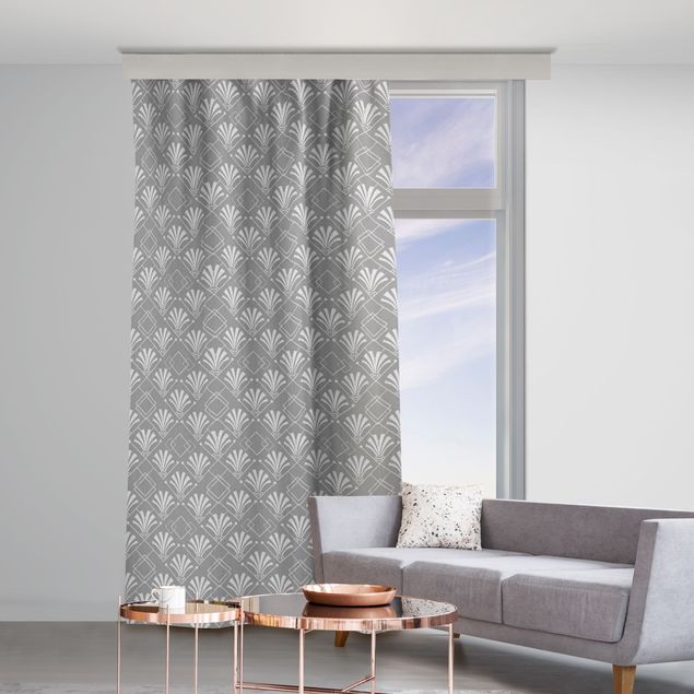 rideaux sur mesure Glitter Look With Art Deko On Grey Backdrop