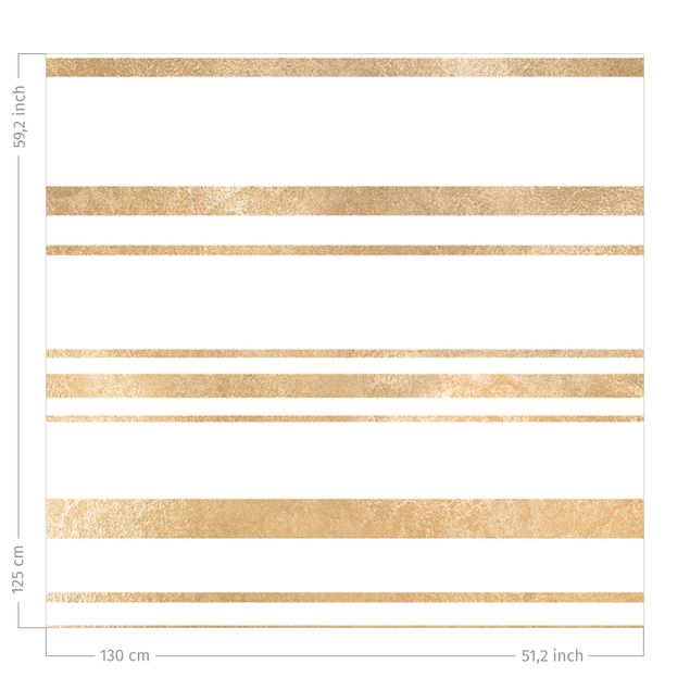 rideaux sur mesure en ligne Golden Glitter Stripes