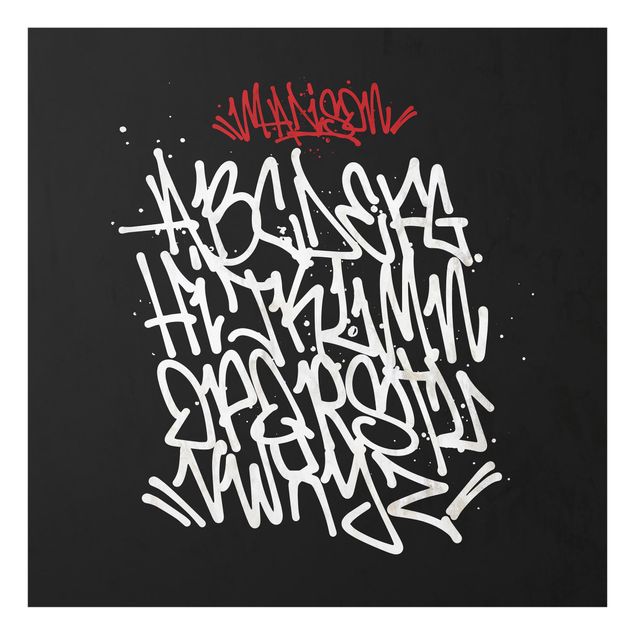 Tableaux muraux Graffiti Art Alphabet