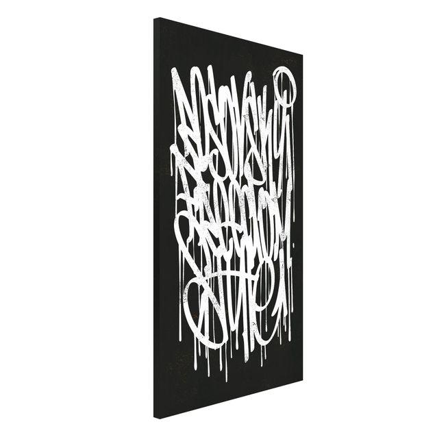 Tableaux magnétiques avec citations Graffiti Art Freedom Style
