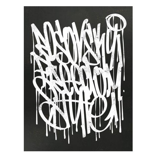 Tableaux modernes Graffiti Art Freedom Style