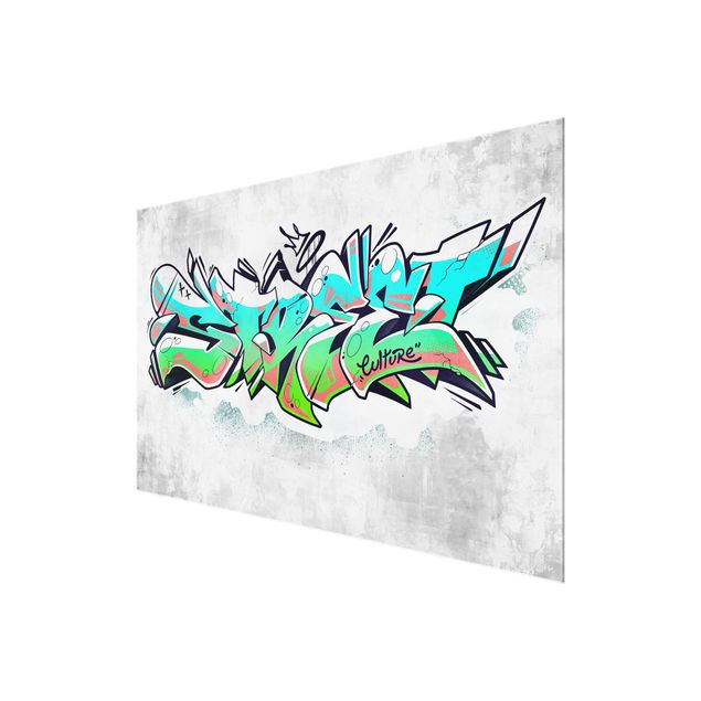 Tableaux en verre magnétique Graffiti Art Street Culture