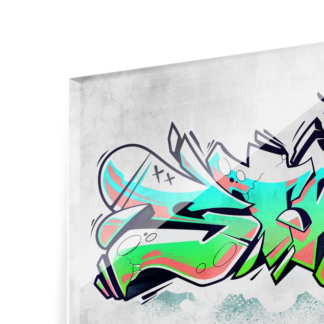 Tableau en verre - Graffiti Art Street Culture