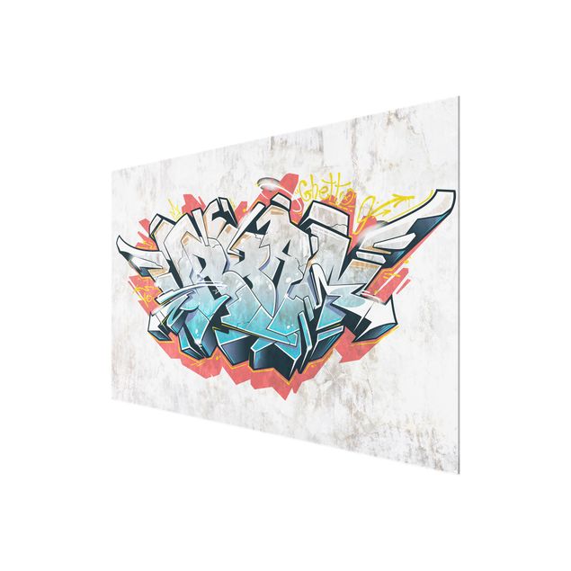 Tableaux en verre magnétique Graffiti Art Urban