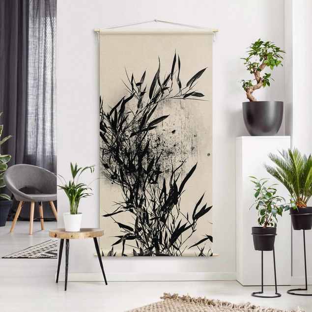 Tableaux paysage Graphical Plant World - Black Bamboo