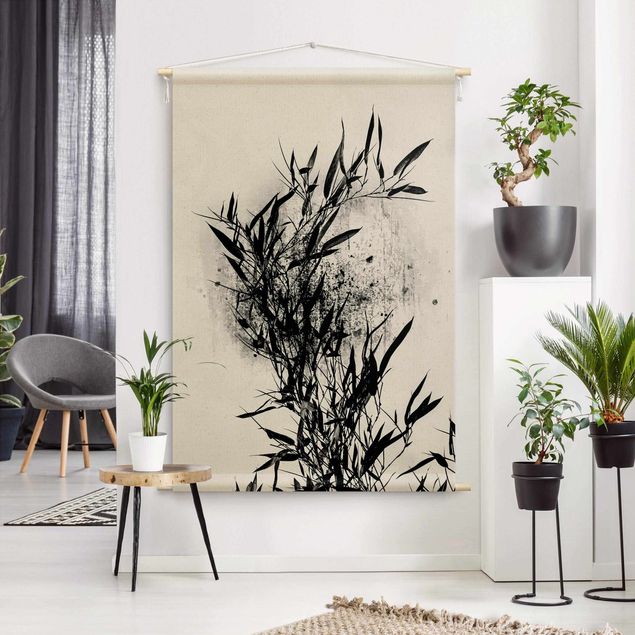 Tableaux paysage Graphical Plant World - Black Bamboo