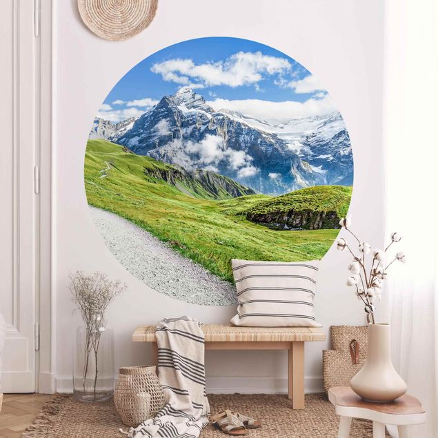 Papier peint ciel Panorama de Grindelwald