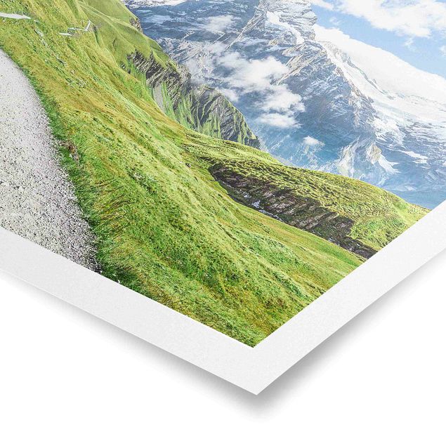 Tableau moderne Panorama de Grindelwald