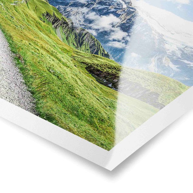 Tableau nature Panorama de Grindelwald