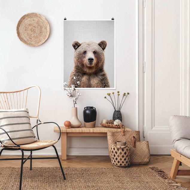 Tableaux ours Ours Grizzly Gustel