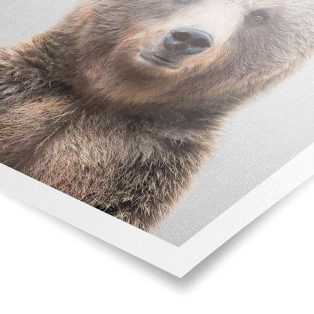 Tableaux animaux Ours Grizzly Gustel