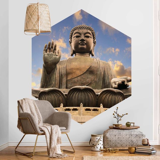 Papier peint chambre adulte zen Grand Bouddha