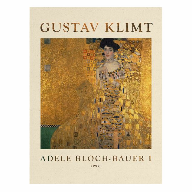 Tableau reproduction Gustav Klimt - Adele Bloch-Bauer I - Édition musée