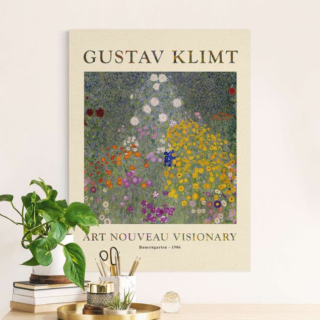 Tableaux art nouveau Gustav Klimt - Jardin du fermier - Édition musée