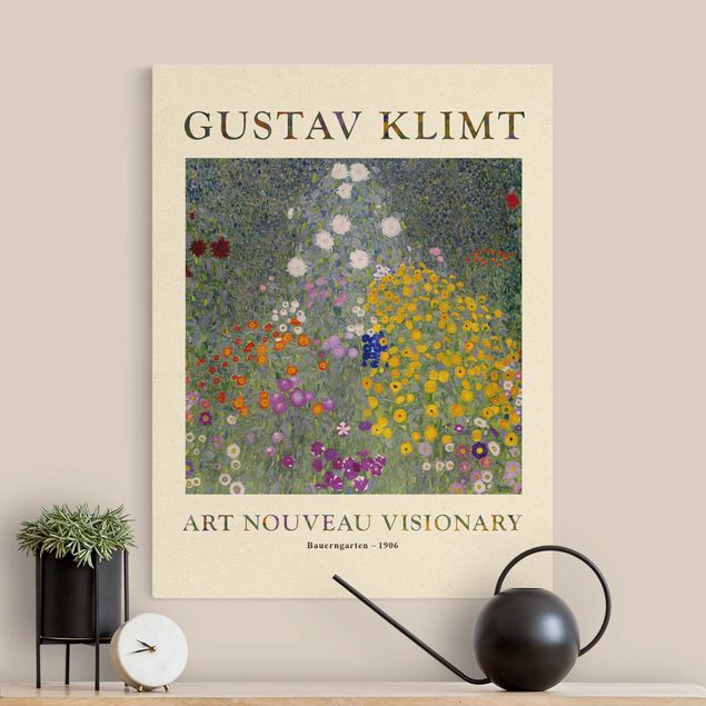 Tableau artistique Gustav Klimt - Jardin du fermier - Édition musée