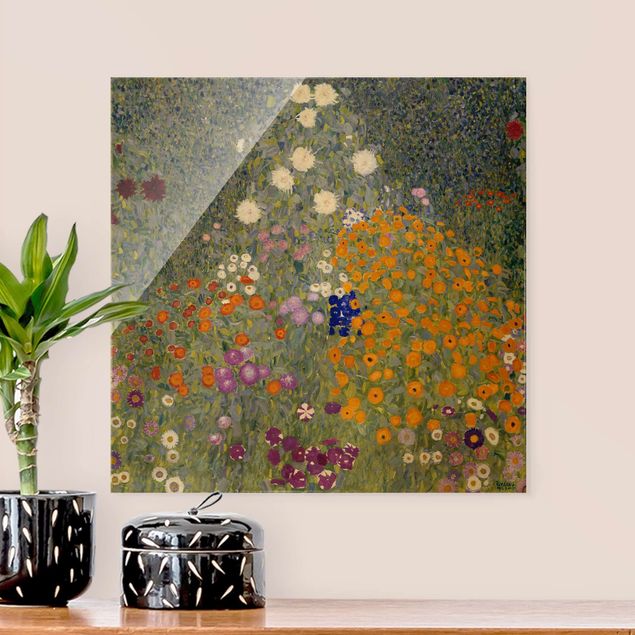 Tableaux art nouveau Gustav Klimt - Jardin de cottage
