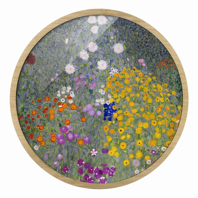 Tableau reproduction Gustav Klimt - Jardin de cottage