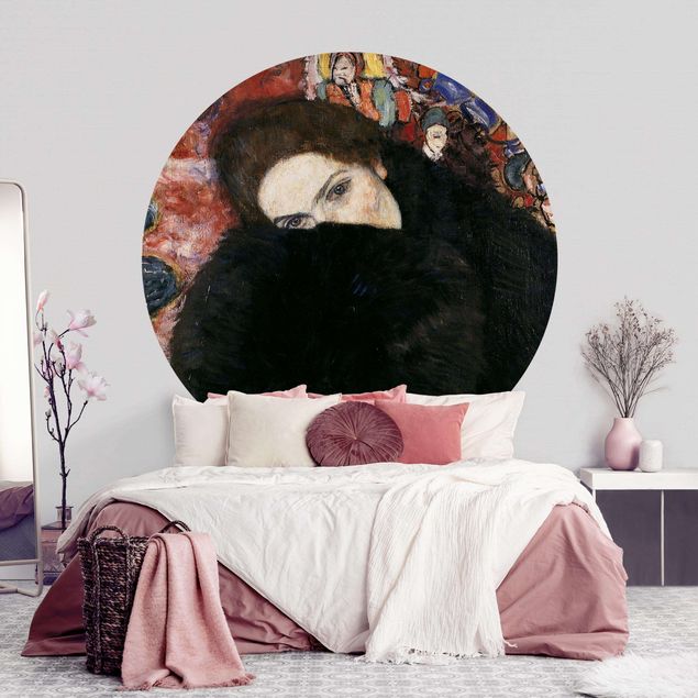 Déco murale cuisine Gustav Klimt - Dame avec une moufle